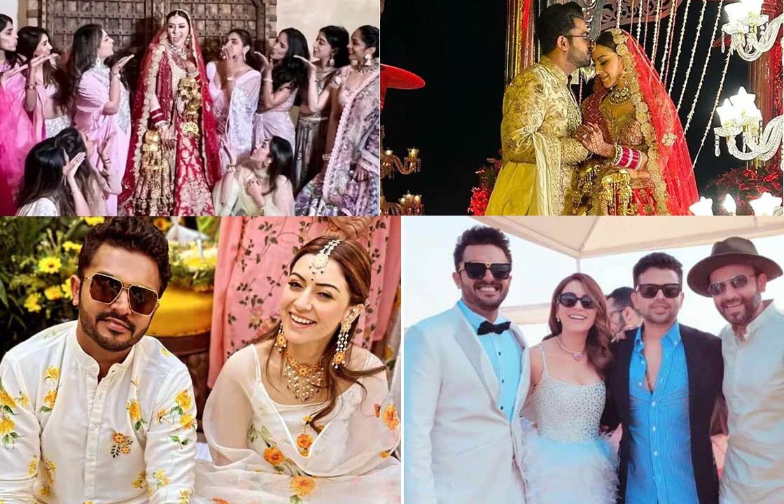 hansika - sohail wedding,hansika wedding  భర్త తో రొమాంటిక్ గా హన్సిక 