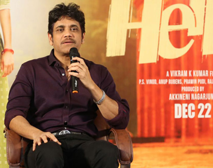 nagarjuna,revealed,hello movie,story,follow,ss rajamouli route  జక్కన్న రూట్‌ని ఫాలో అయిన 'హలో'!