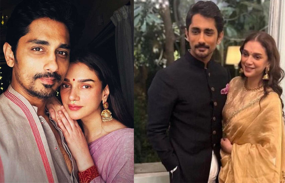 siddharth and aditi rao hydari  సిద్దార్థ్-అదితి పెళ్ళైపోయిందా?