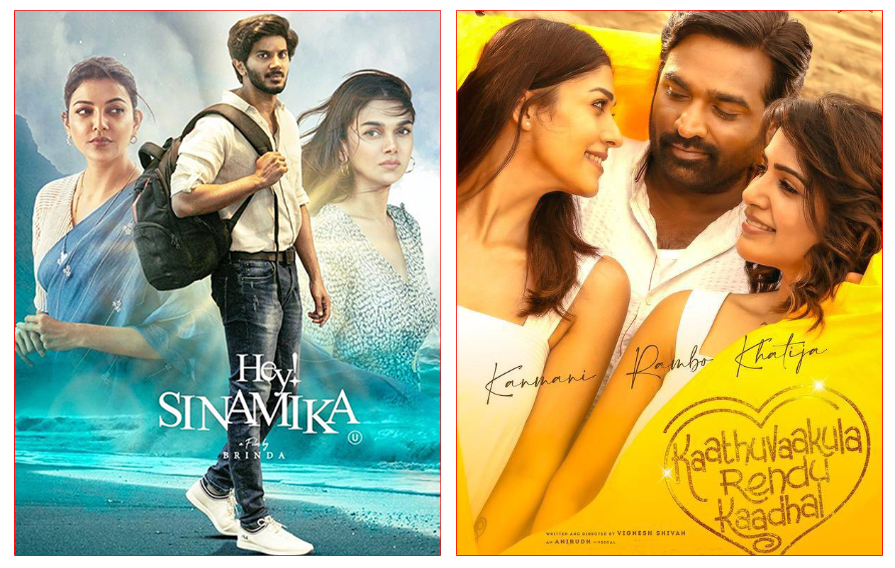 hey sinamika releasing on march 5th,kaathuvaakula rendu kaadhal coming on april 28th  రెండూ కొత్తగానే.. ముగ్గురూ ముచ్చటగానే.!