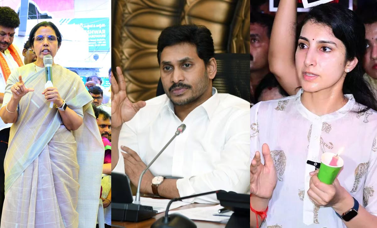 ys jagan  జగన్ టార్గెట్ భువనేశ్వరి, బ్రాహ్మిణిలేనా?