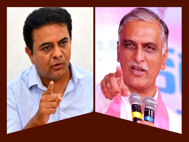 ktr  కేటీఆర్-హరీష్ మధ్య గొడవలు ఉన్నాయా.?