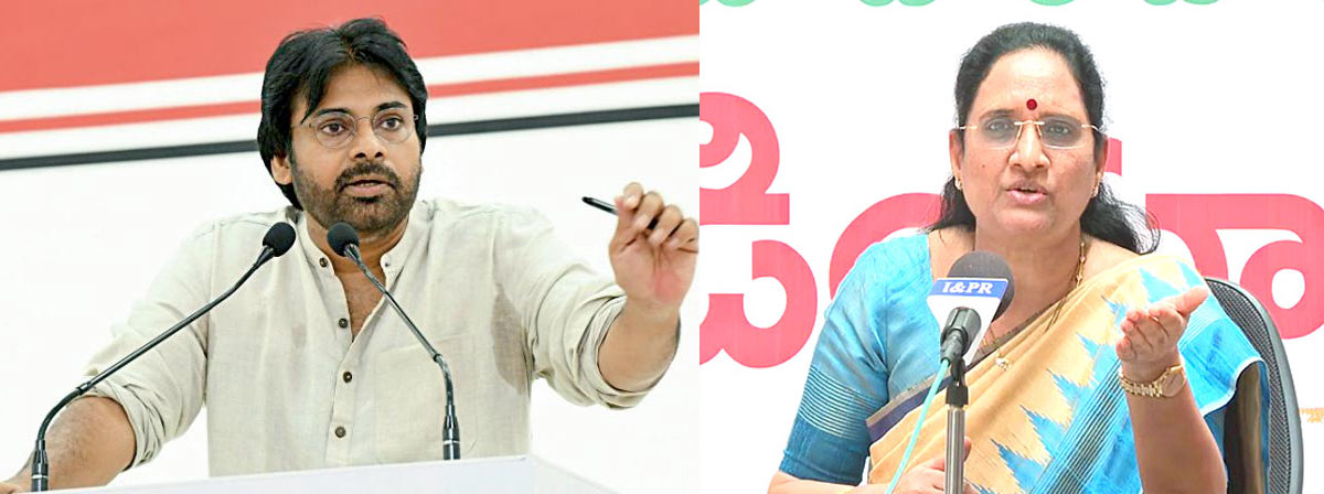 ap women commission,vasireddy padma,pawan kalyan  జగన్ గారి మాటలకు అర్థాలే వేరులే