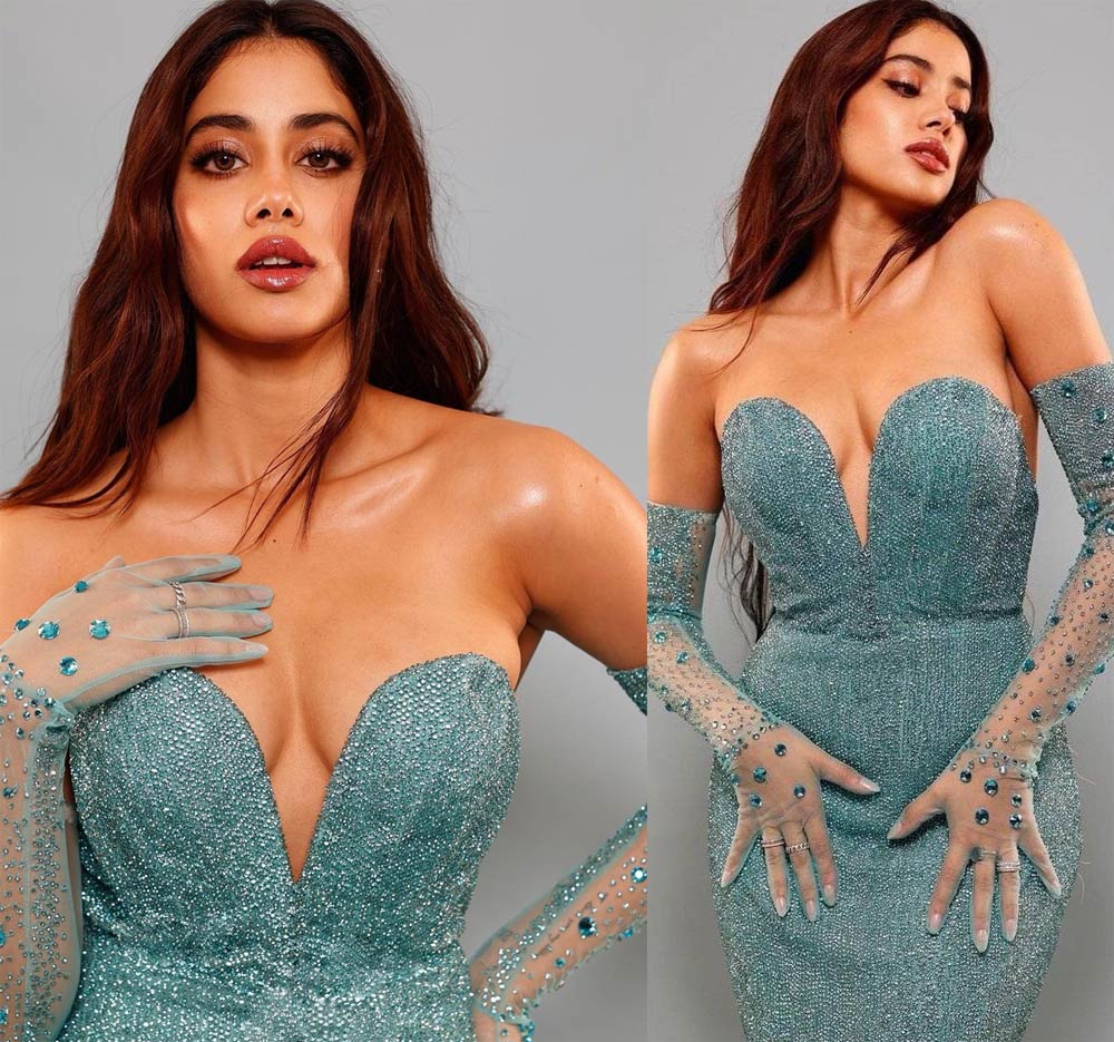 janhvi kapoor,janhvi kapoor glamour look  జాన్వీ కపూర్ అందాల అరాచకం