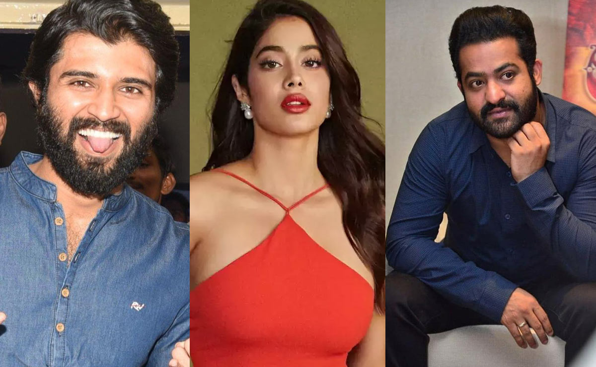 janhvi kapoor,vijay deverakonda,ntr  ఎన్టీఆర్ తో అలా విజయ్ ఇలా: జాన్వీ ముచ్చట్లు 