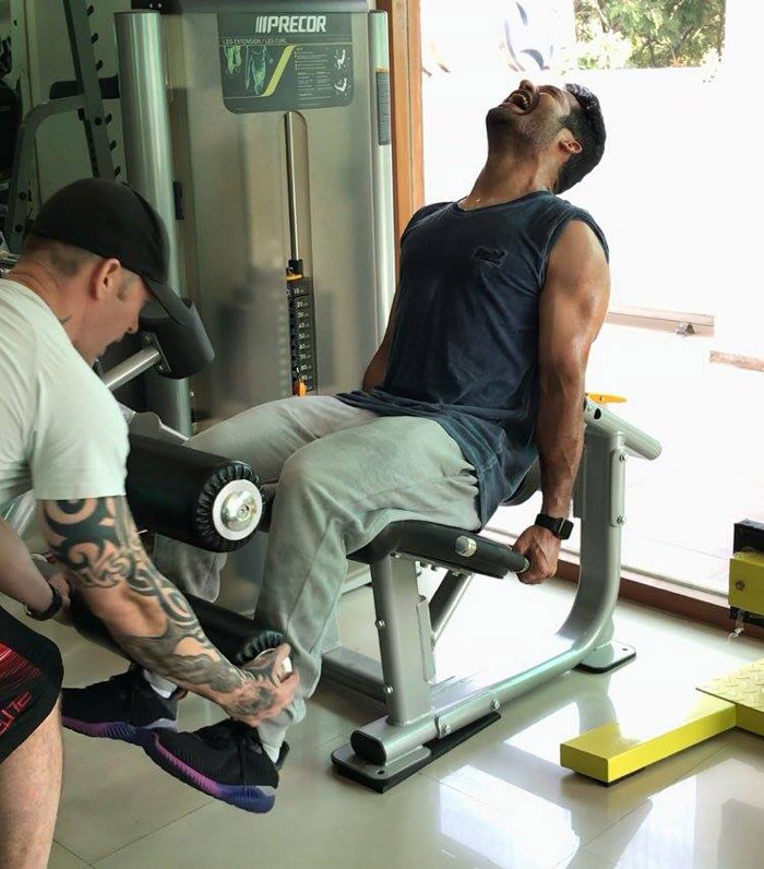 jr ntr,trivikram,gym,young tiger ntr,workouts  త్రివిక్రమ్ కోసం ఎన్టీఆర్ ఎంత కష్టపడుతున్నాడో!