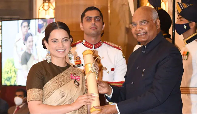 kangana ranaut,padma shri award,kangana  అడ్డంగా వాదిస్తున్న కంగనా 