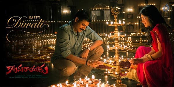 katamarayudu,pawan kalyan,power star,shruti haasan,deewali look,katamarayudu deewali poster  ఒక్క లుక్ తో రాయుడు రూమర్స్ కి చెక్!