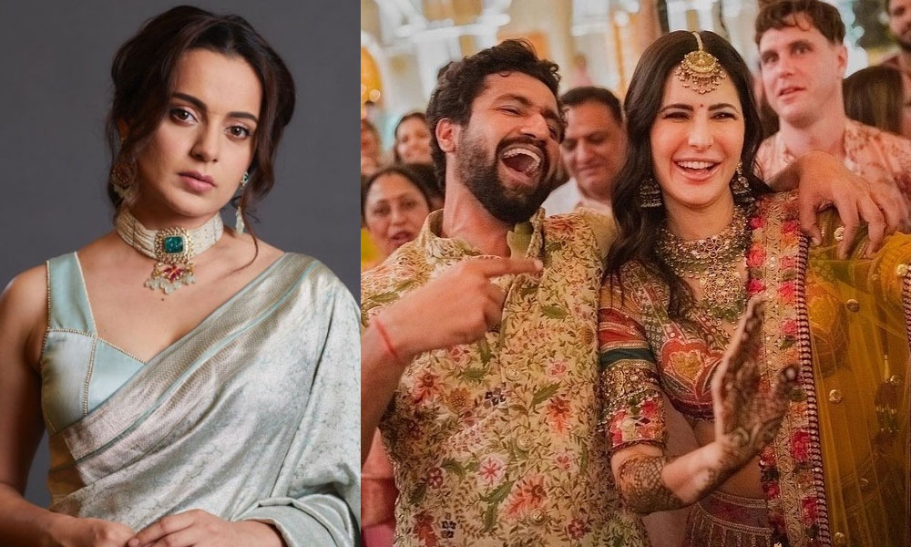 kangana ranaut,katrina kaif,vicky kaushal,katrina kaif and vicky kaushal wedding celebrations  కంగనాకు అదిరిపోయే గిఫ్ట్ ఇచ్చిన కత్రినా-విక్కీ 