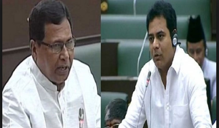 ktr,minister,jana reddy,counters,congress  ఈసారి బచ్చా అంటేనా..! : కేటీఆర్‌?