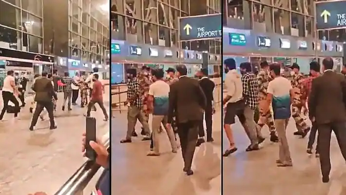 man attacks,actor vijay sethupathi,vijay sethupathi,bangalore airport  ఎయిర్ పోర్ట్ లో విజయ్ సేతుపతి పై దాడి..