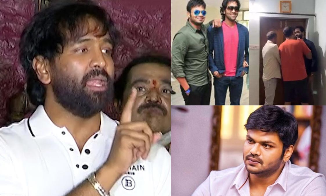 manchu manoj,manchu vishnu   రోడ్డెక్కిన మంచు హీరోల గొడవలు  