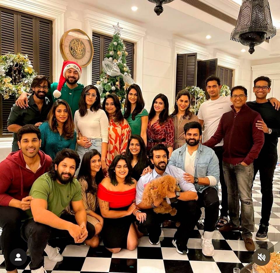 ram charan,upasana,allu arjun,secret santa  మెగా ఫ్యామిలీ సెలెబ్రేషన్స్ స్టార్ట్ 