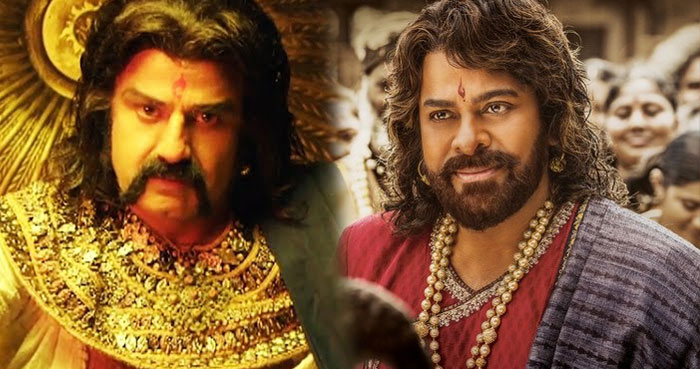 mega family,nandamuri family,family war,tollywood,sye raa,balakrishna,chiranjeevi  టాలీవుడ్‌లో కుటుంబ వార్ లేదన్నారుగా.. మరి ఇదేంటి?