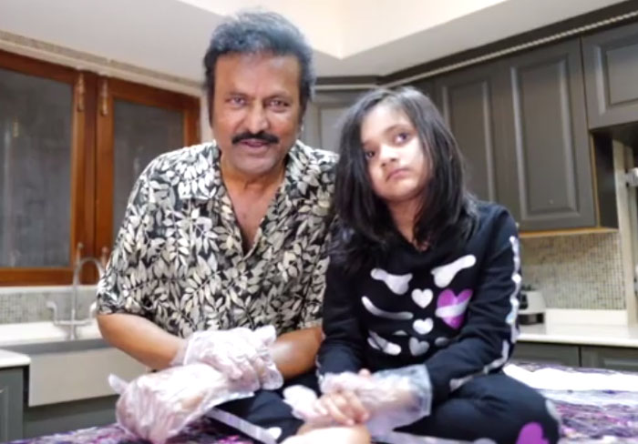 mohan babu,special vada,challegne,pinki reddy,tsr  కుకింగ్ ఛాలెంజ్‌: మోహన్ బాబు స్పెషల్ వడ