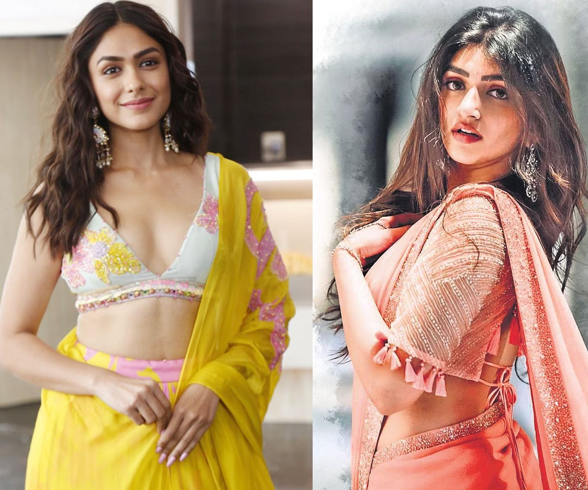 mrunal thakur,sreeleela  మృణాల్ సైలెంట్-శ్రీలీల వైలెంట్