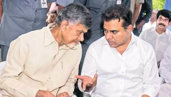 ktr  బాబుపై కేటీఆర్ కి ఇంత ప్రేమా.. ఎలా