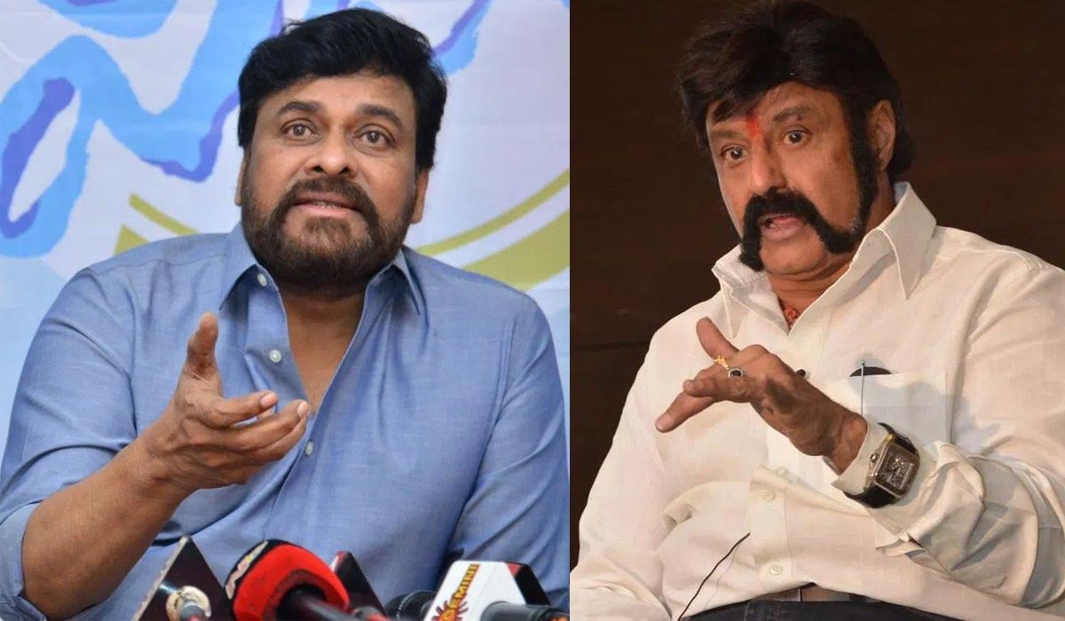 mythri movie makers,balayya and chiru  బాలయ్య-చిరులకి భయపడిన మైత్రి వారు 