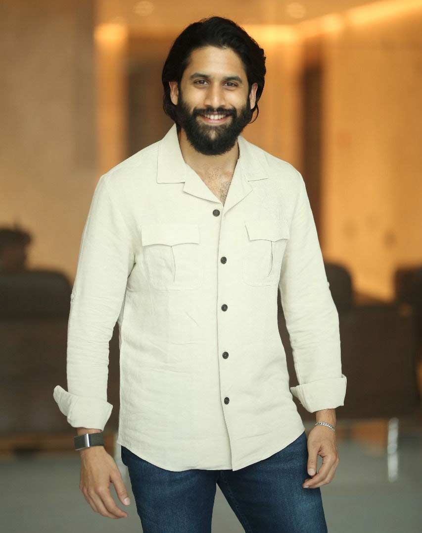 naga chaitanya  దేవి ఇచ్చిన బుజ్జితల్లి వేరే లెవల్ -చైతు 