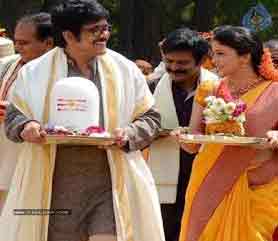 nagarjuna,soggade chinni nayana,ramya krishna,dual role  రమ్యకృష్ణ అందాలపై నాగ్ పొగడ్తలు..!