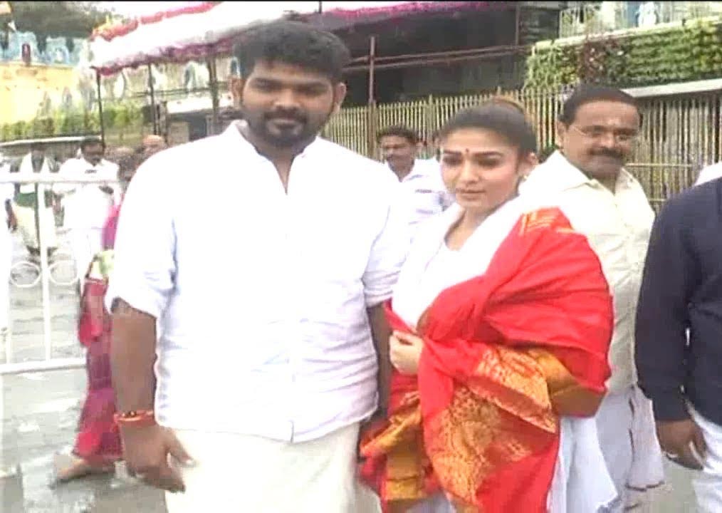 nayanthara,tirumala tirupati temple,fiance,vignesh shivan,nayan and vignesh  పెళ్లి కోసమే వెంకన్న దర్శనమా.. నయన్ 