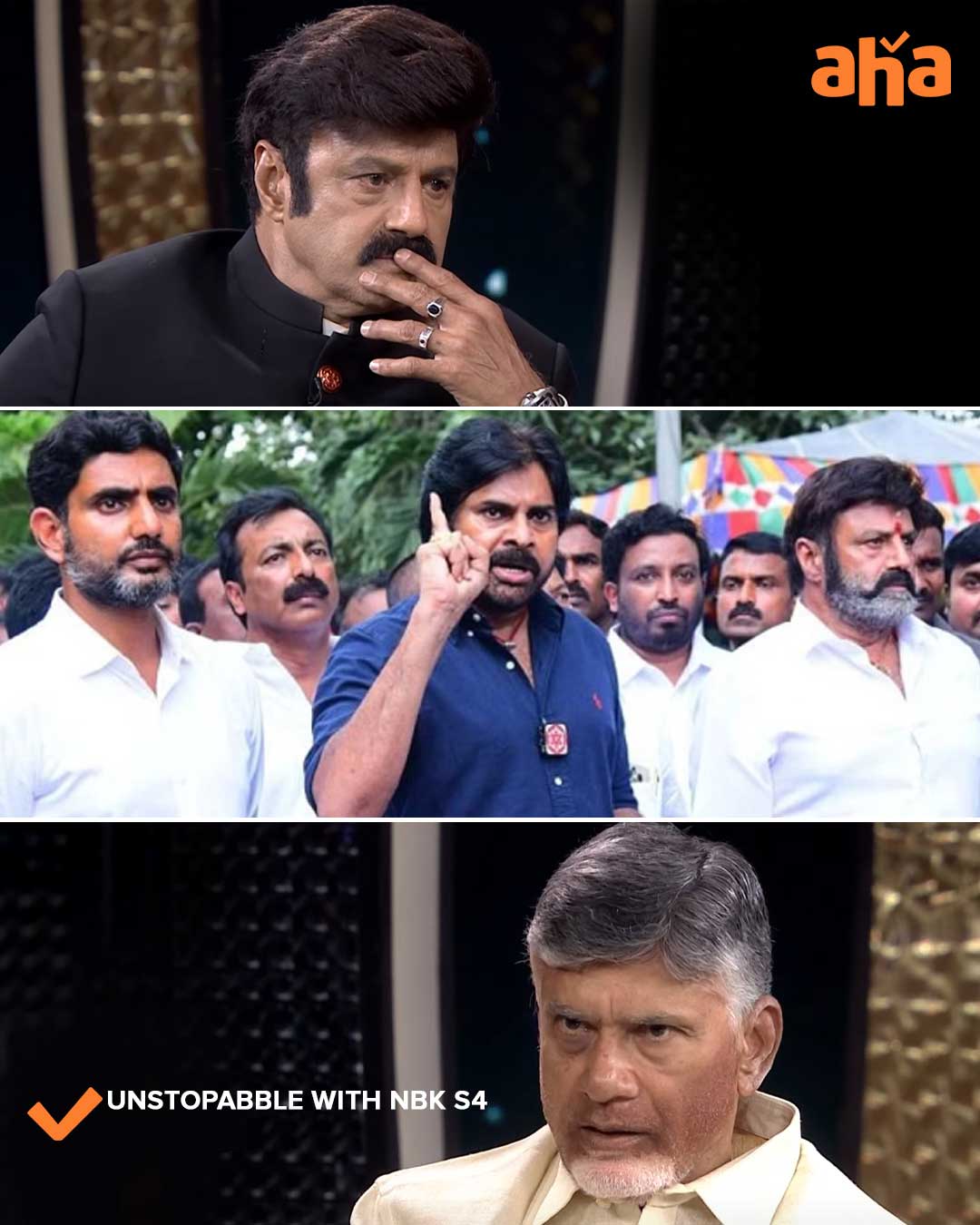 nbk unstoppable 4  జైలులో పవన్ నాకు అదే చెప్పారు: చంద్రబాబు 