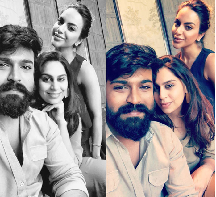 ram charan,mega power star,look,upasana,family function,rangasthalam,boyapati srinu  రామ్ చరణ్ లుక్ లో నో చేంజ్! సాక్ష్యమిదిగో!