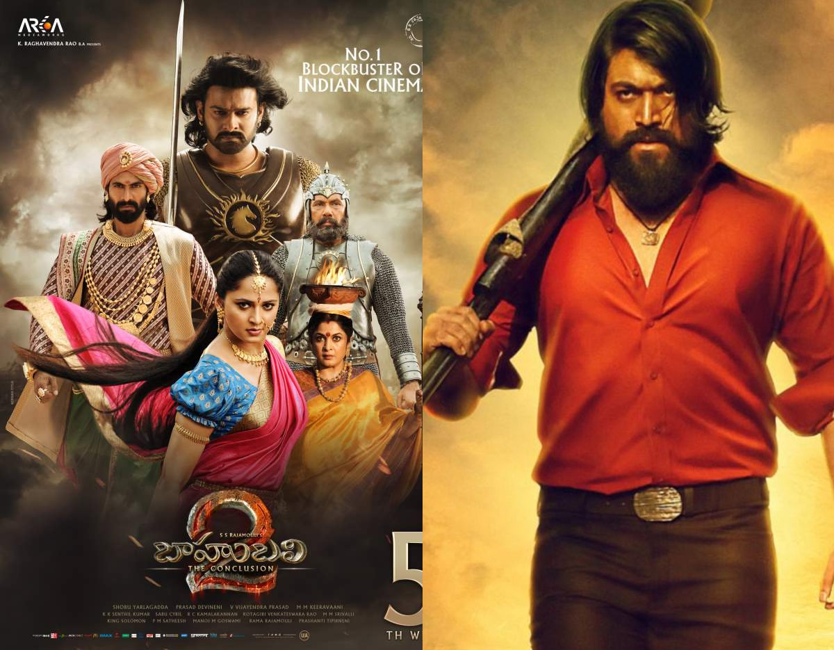 hindi box office,baahubali 2,kgf chapter 2,baahubali 2 vs kgf chapter 2  బాహుబలి 2 ని క్రాస్ చేసిన KGF 2