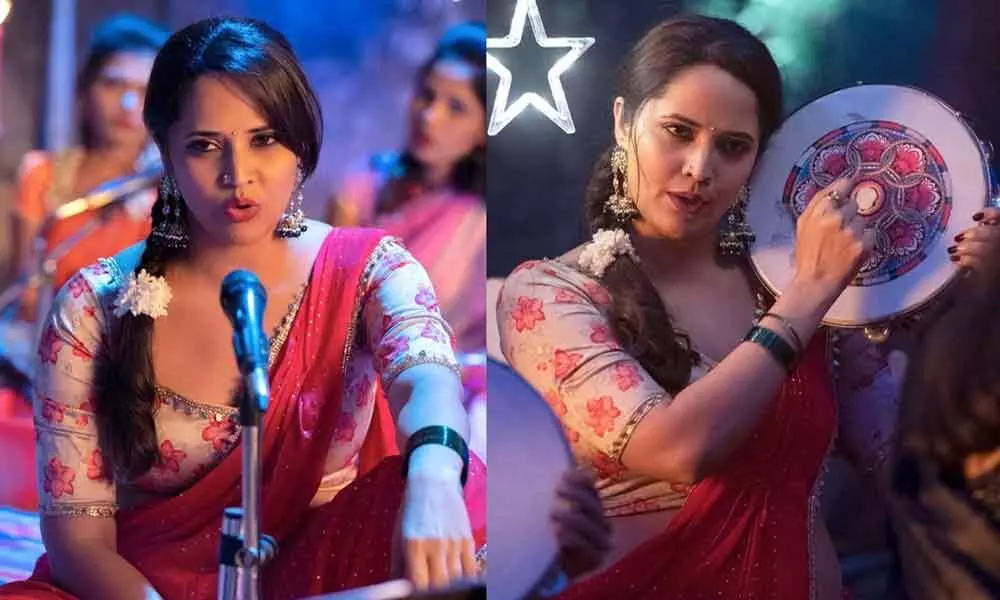 anasuya,item song,special song,chaavu kaburu challaga  ఐటెం సాంగ్ అంటే ఎగిరెగిరి పడుతుంది