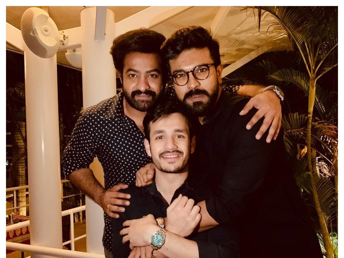 ntr,ram charan,agent  అఖిల్ కోసం ఆర్.ఆర్.ఆర్ హీరోలు?