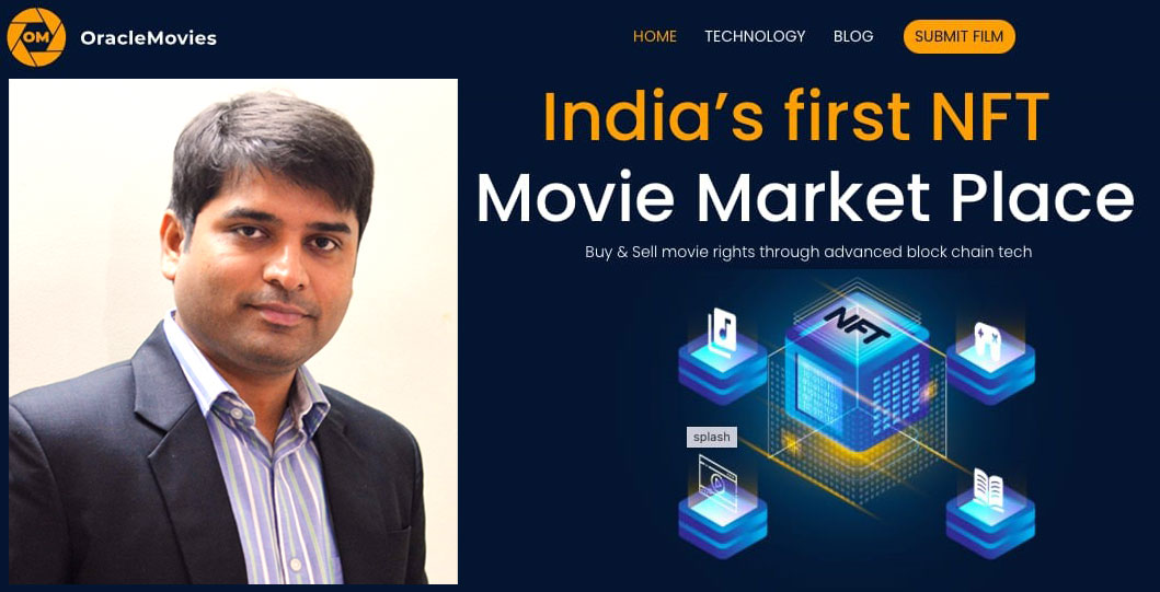 indias first movie market place oracle nft,oracle movies nft coo vijay dingari  నిర్మాతల ఆదాయం పెంచే Oracle NFT