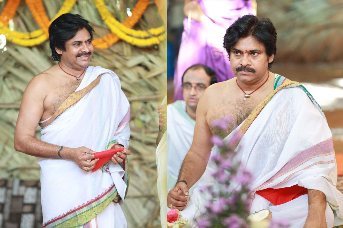 pawan kalyan  పట్టు వస్త్రాల్లో పవన్ కళ్యాణ్