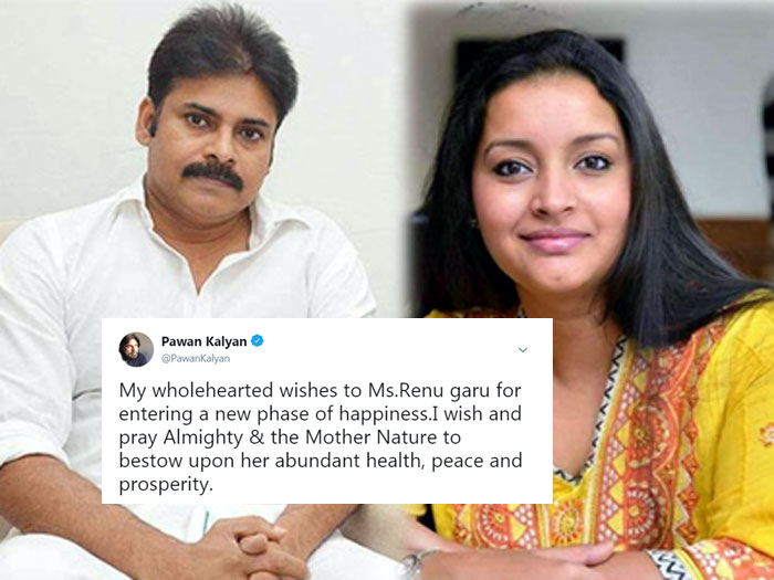 pawan kalyan,renu desai,wishes,second marriage,welcome  రేణు రెండో పెళ్ళికి పవన్ గ్రీన్ సిగ్నల్!