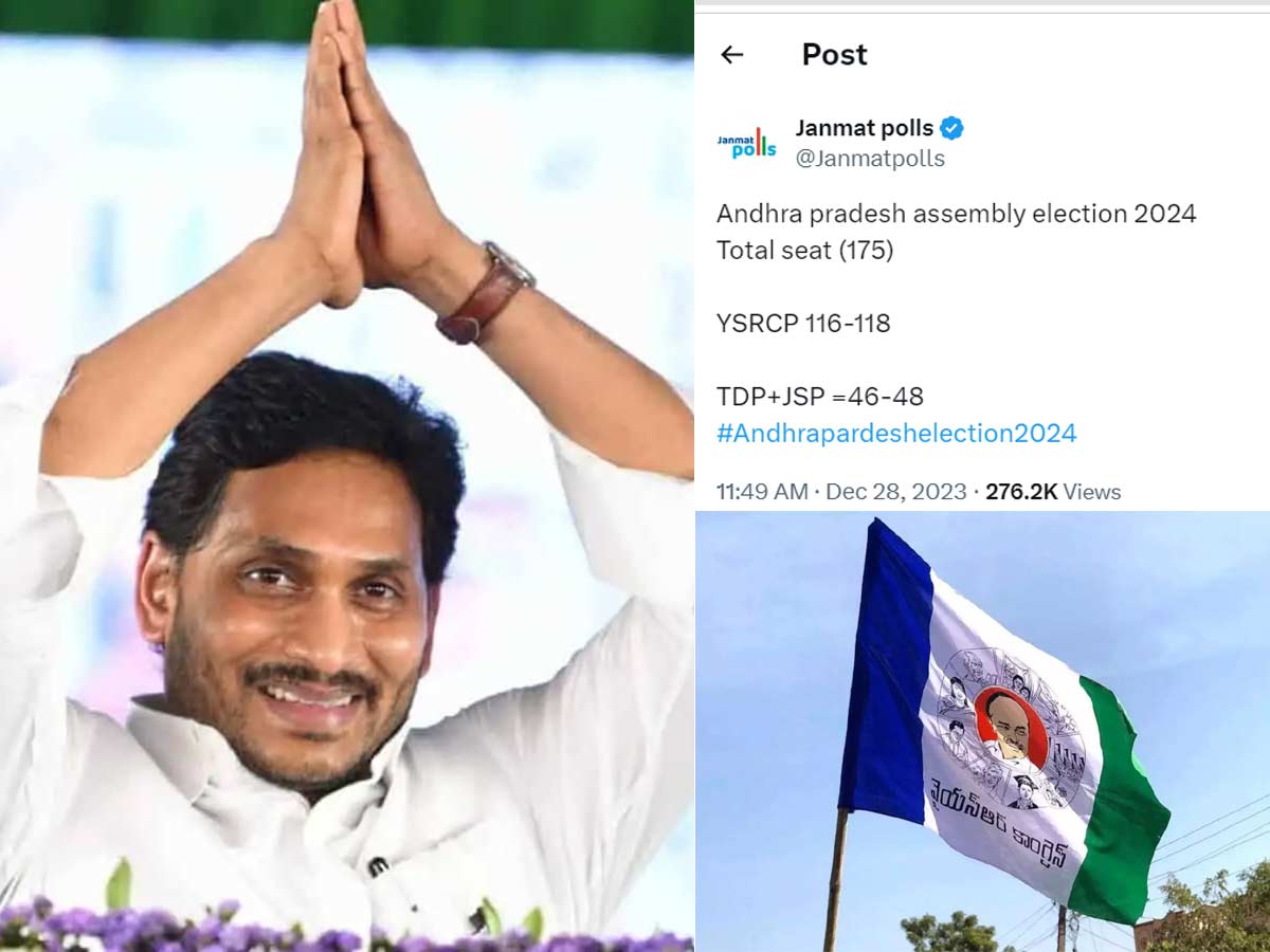 ysrcp  ఏపీలో మళ్ళీ వైసీపీదే అధికారం