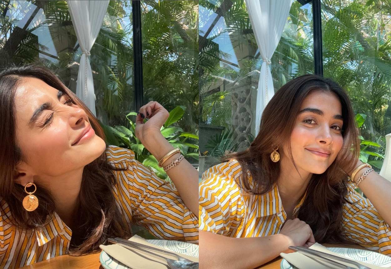 pooja hegde  సన్ రైజ్ ని ఎంజాయ్ చేస్తున్న తార