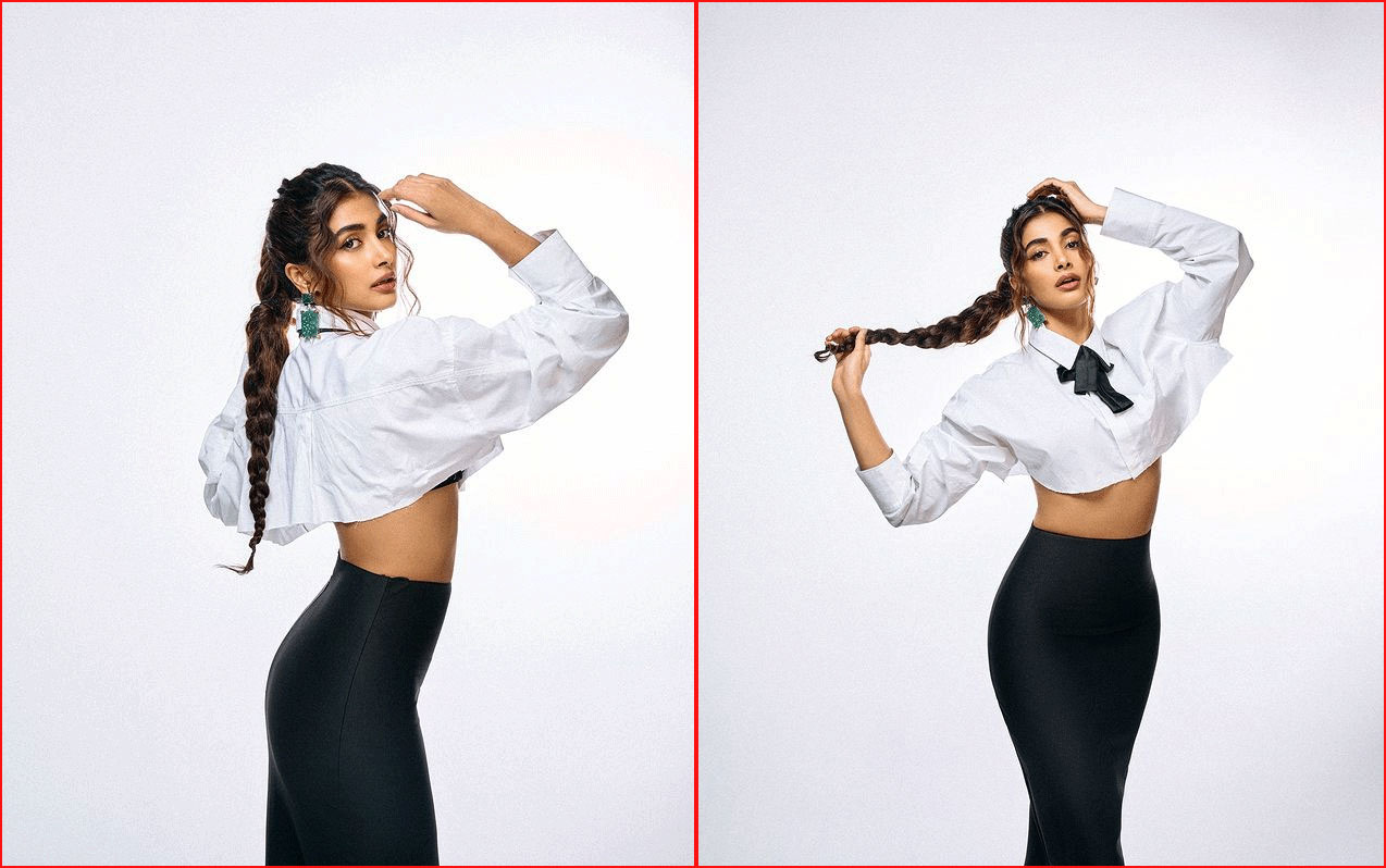 pooja hegde  పూజ హెగ్డే లేటెస్ట్ మోడ్రెన్ లుక్ 