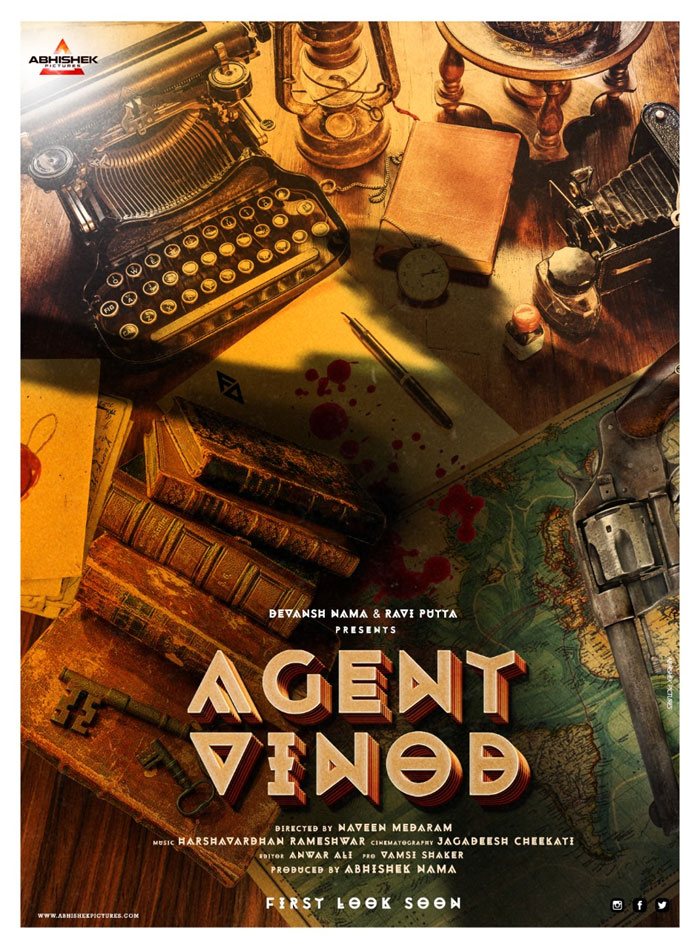 intriguing pre look,agent vinod,abhishek pictures,naveen medaram  ‘ఏజెంట్ వినోద్’ ప్రి-లుక్ పోస్ట‌ర్ వదిలారు!