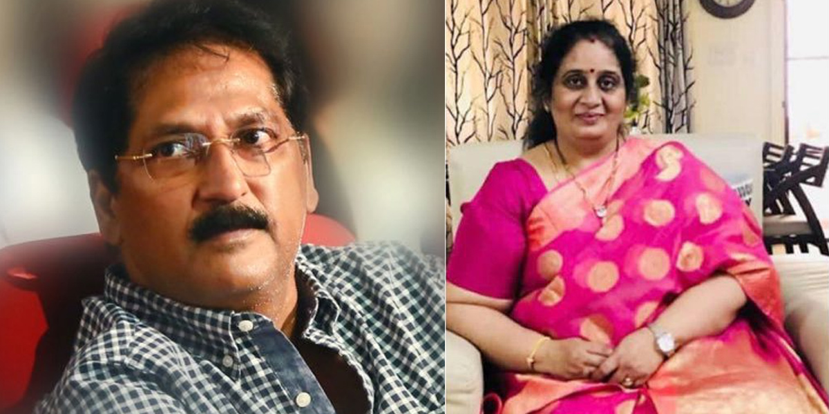 producer pdv prasad,producer pdv prasad wife  నిర్మాత ప్రసాద్ కి భార్యా వియోగం