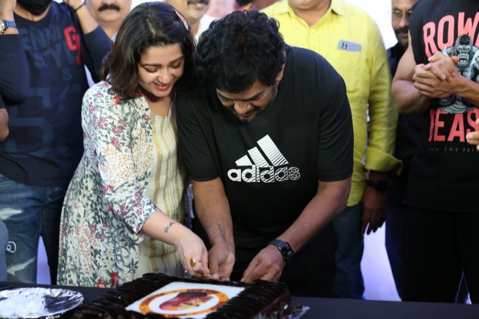 puri jagannadh,puri jagannadh birthday celebrations,liger sets,liger movie,vijay deverakonda,charmee