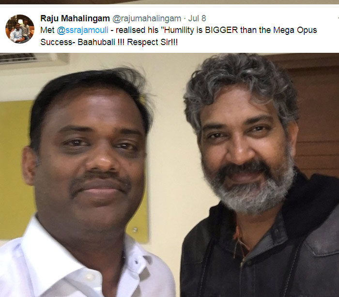 ss rajamouli,lyca productions,raju mahalingam,baahubali  రాజమౌళితో రజినీకాంత్ నిర్మాత..దేనికోసం? 