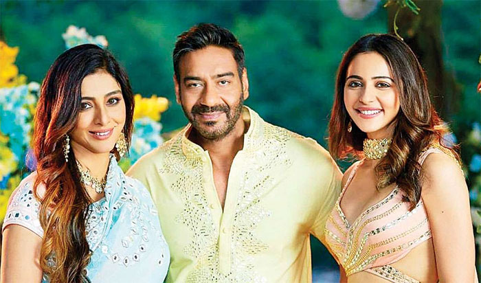 ajay devgan,tabu,rakul preet singh,de de pyaar de movie,flop,bollywood  రకుల్ ప్రీత్ లెగ్.. అక్కడ ఫ్లాపే..!