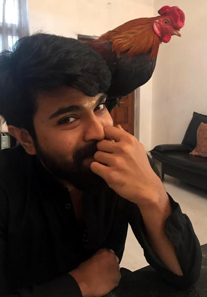 ram charan,upasana,pet,bhimavaram mega fans,cock,mega fans gift,cock gift to ram charan  రామ్ చరణ్ గిఫ్ట్ ఎలా ఉందో చూశారా!