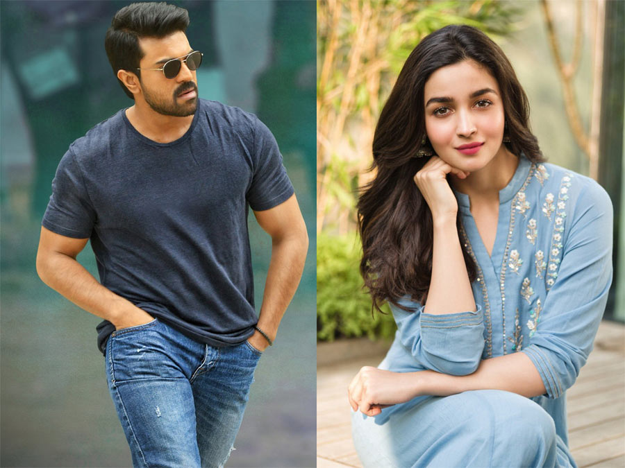 ram charan,shankar,alia bhatt,rajamouli,rrr,ntr,alia bhatt as sitha  చరణ్ - అలియా మళ్ళీ మళ్ళీ