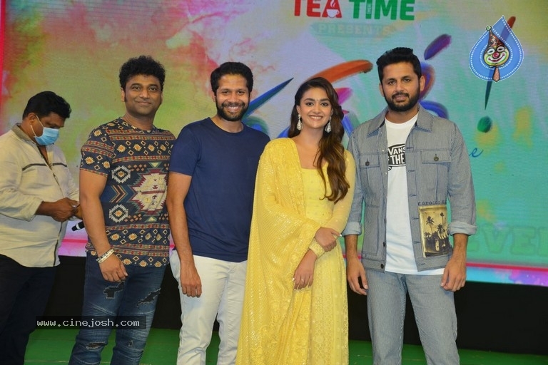 rang de movie grand release event,rang de movie,rang de movie grand release function,nithin rang de movie,nithin,keerthy suresh,venky atluri,devi sri prasad,rang de movie review,rang de review rating  నితిన్ వ‌న్ ఆఫ్ ద బెస్ట్ కో స్టార్ - కీర్తి సురేష్‌ 