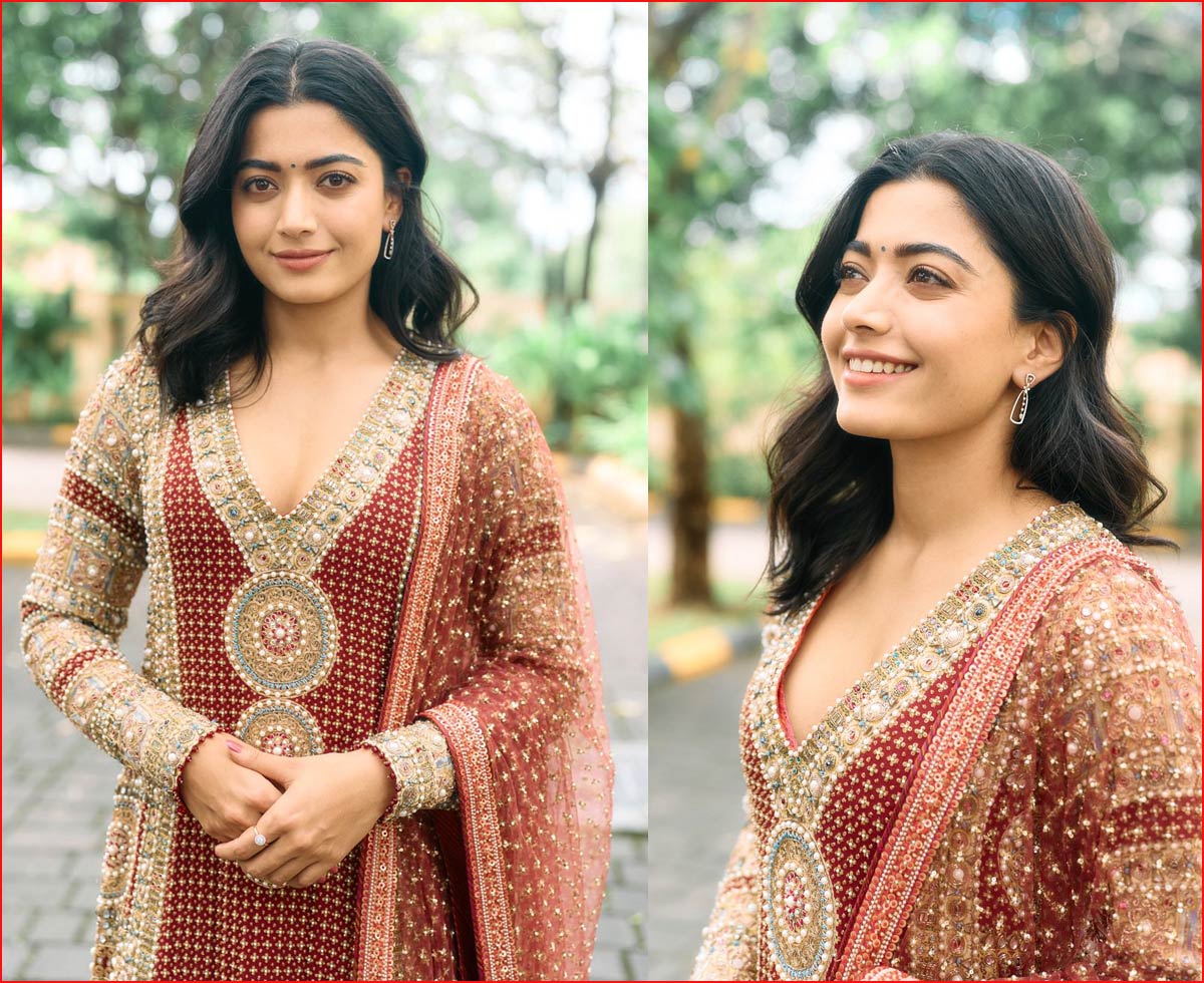 rashmika mandanna  రష్మిక మందన్న బ్యూటిఫుల్ లుక్ 