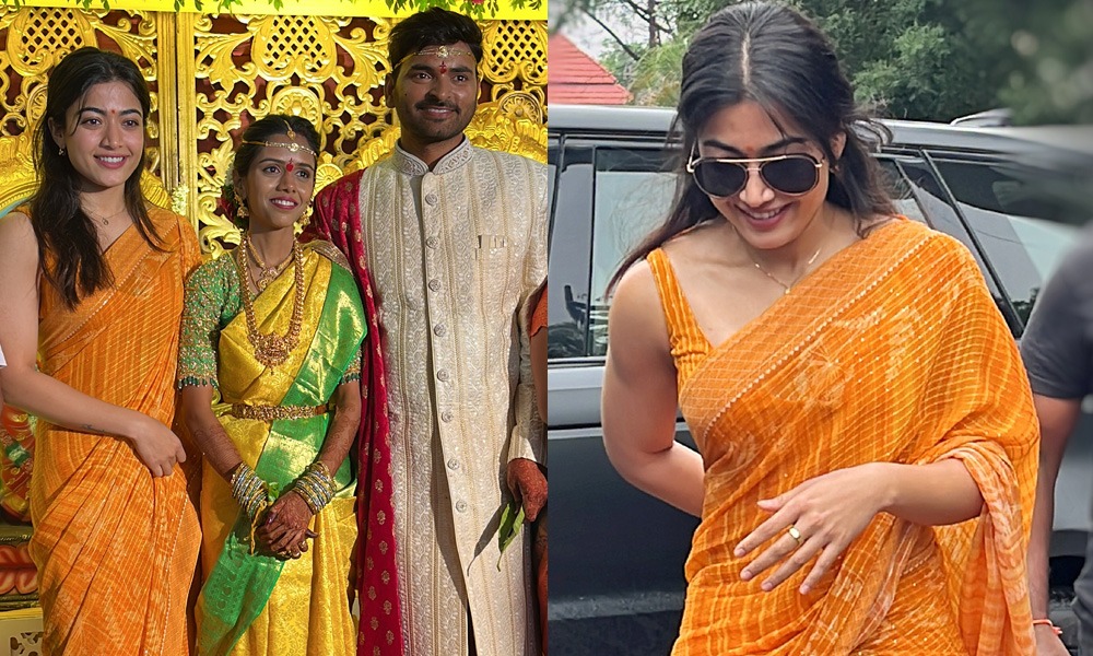 rashmika mandanna,assistant,shock,rashmika  అసిస్టెంట్ పెళ్లిలో నేషనల్ క్రష్ షాక్!