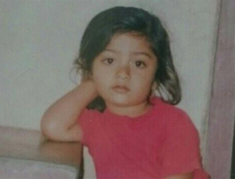 rashmika,rashmika mandanna,rashmika news,rashmika images,rashmika pics,rashmika shares,throwback picture,childhood pic  చిన్నప్పుడు భలే క్యూట్ గా ఉంది 