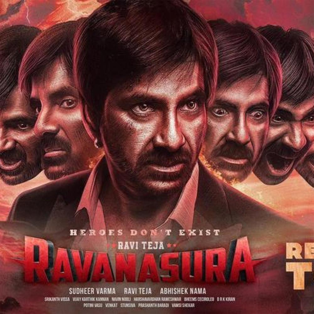 ravanasura movie  రవితేజ రావణాసురకి పూర్ ఓపెనింగ్స్