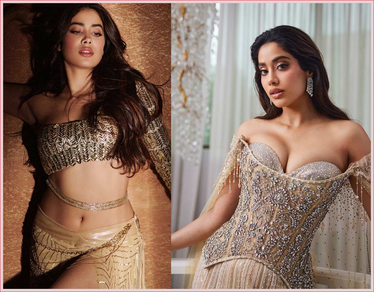 janhvi kapoor  కిర్రాక్ లుక్ లో RC 16 బ్యూటీ జాన్వీ  