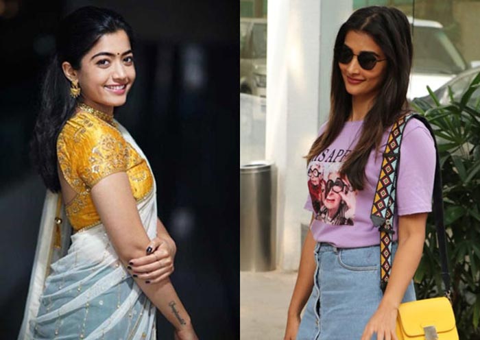 pooja hegde,rashmika mandanna,remuneration,fight,movies,tollywood  ఫైట్ పూజా, రష్మికల మధ్య కూడా..!!